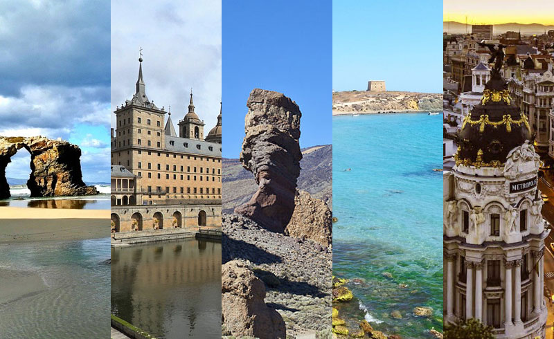 5 opciones diferentes para visitar en España